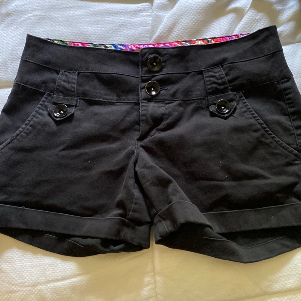 Black copper key shorts